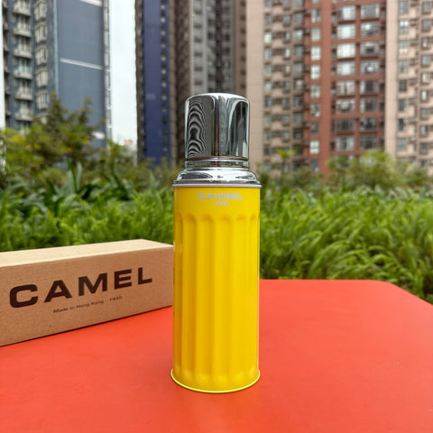 Camel 駱駝牌 112 2nd Edition 第二代 Vacuum Thermal Flask 真空保溫壺 112LY 0.45L (Lemon Yellow 檸檬黃) [Double Glass Wall Thermos Bottle 雙層玻璃暖水樽]