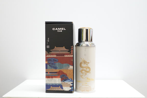 Camel 駱駝牌 116 Vacuum Thermal Flask 真空保溫壺 116DR(A) 0.45L Beijing Project  北京系列 - Dragon 龍 (Colored Glaze Lid Edition 琉璃杯蓋版)
