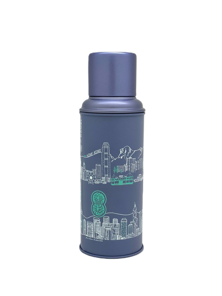 Camel 駱駝牌 116 Vacuum Thermal Flask 真空保溫壺 116DT(HK) 0.45L (Victoria Harbourfront 維港海岸) [Double Glass Wall Thermos Bottle 雙層玻璃暖水樽]
