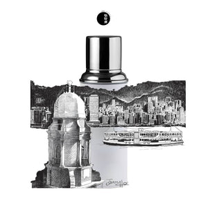 Camel 駱駝牌 116 Vacuum Thermal Flask 真空保溫壺 116JL 0.45L (HK Comic 香港漫畫風 - Design by JL) [Double Glass Wall Thermos Bottle 雙層玻璃暖水樽]