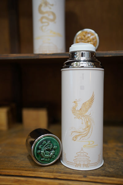 Camel 駱駝牌 116 Vacuum Thermal Flask 真空保溫壺 116PH(A) 0.45L Beijing Project  北京系列 - Phoenix 鳳 (Colored Glaze Lid Edition 琉璃杯蓋版)
