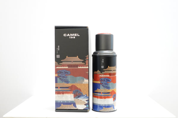 Camel 駱駝牌 116 Vacuum Thermal Flask 真空保溫壺 116PM(A) 0.45L Beijing Project  北京系列 - Palace Museum 故宮 (Colored Glaze Lid Edition 琉璃杯蓋版)