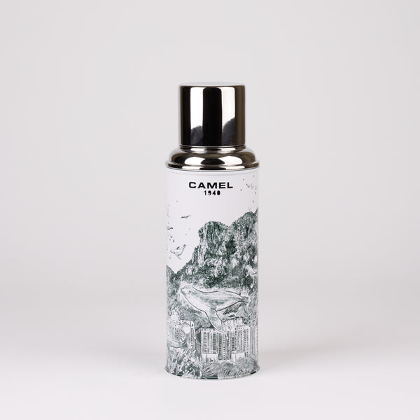 Camel 駱駝牌 116 Comic Vacuum Thermal Flask 真空保溫壺 116PS(2.0) 0.45L (HK Comic 香港漫畫風 by PS) [Double Glass Wall Thermos Bottle 雙層玻璃暖水樽]
