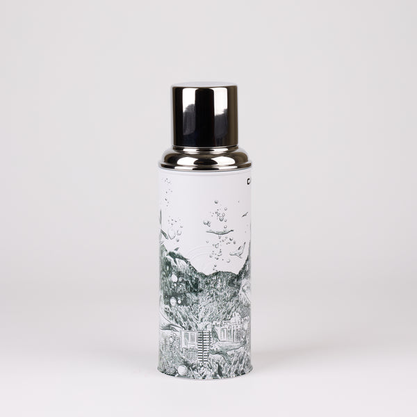 Camel 駱駝牌 116 Comic Vacuum Thermal Flask 真空保溫壺 116PS(2.0) 0.45L (HK Comic 香港漫畫風 by PS) [Double Glass Wall Thermos Bottle 雙層玻璃暖水樽]