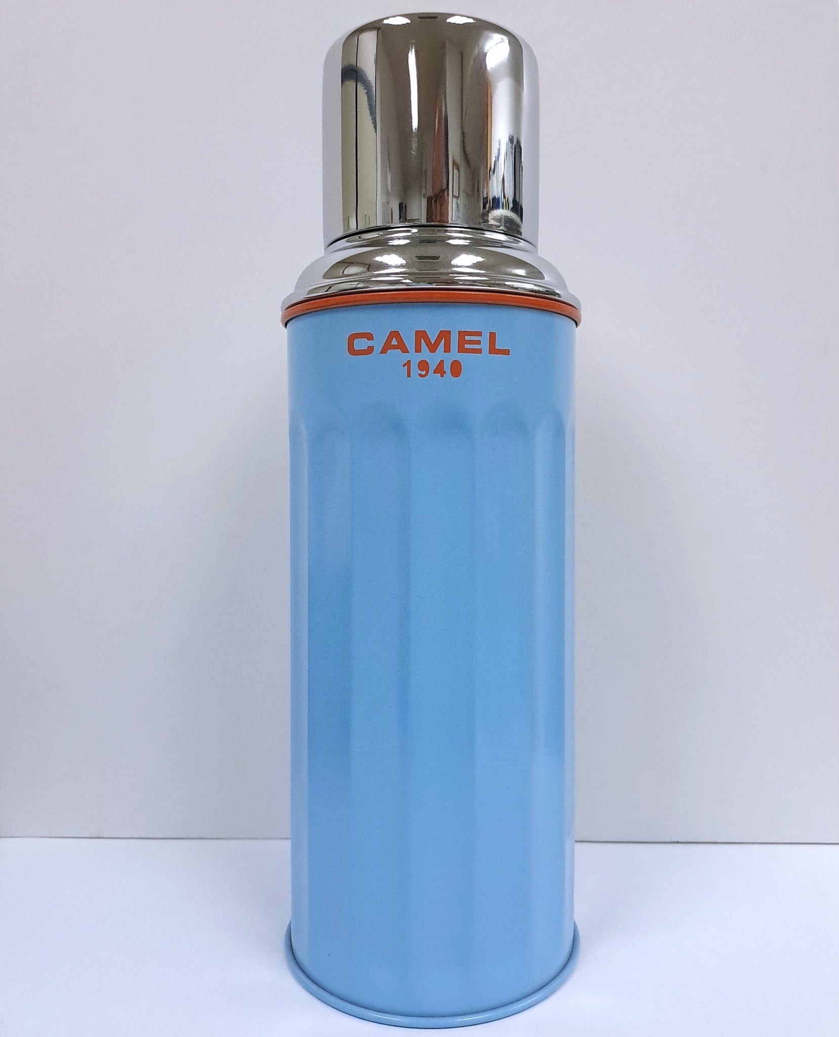 Camel 駱駝牌 122 Signature Vacuum Thermal Flask 真空保溫壺 122SB 0.45L (Sky Blue 天藍) [Double Glass Wall Thermos Bottle 雙層玻璃暖水樽]