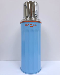 Camel 駱駝牌 122 Signature Vacuum Thermal Flask 真空保溫壺 122SB 0.45L (Sky Blue 天藍) [Double Glass Wall Thermos Bottle 雙層玻璃暖水樽]