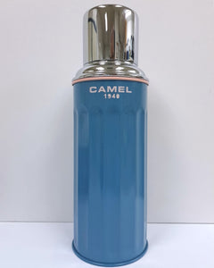 Camel 駱駝牌 122 Signature Vacuum Thermal Flask 真空保溫壺 122WB 0.45L (Warship Blue 軍艦藍) [Double Glass Wall Thermos Bottle 雙層玻璃暖水樽]