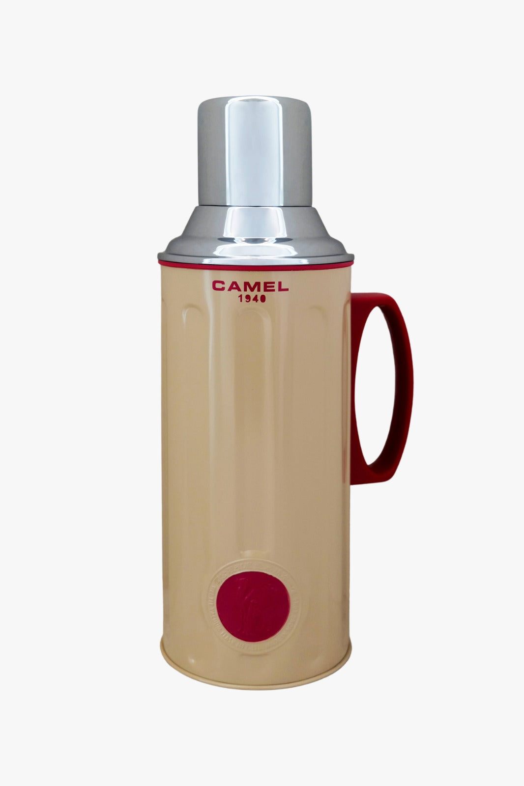 Camel 駱駝牌 312 Vacuum Thermal Flask 真空保溫壺 312BG 1.1L (Beige 米色) [Double Glass Wall Thermos Bottle 雙層玻璃暖水樽]