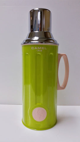 Camel 駱駝牌 312 Vacuum Thermal Flask 真空保溫壺 312VG 1.1L (草綠色) [Double Glass Wall Thermos Bottle 雙層玻璃暖水樽]