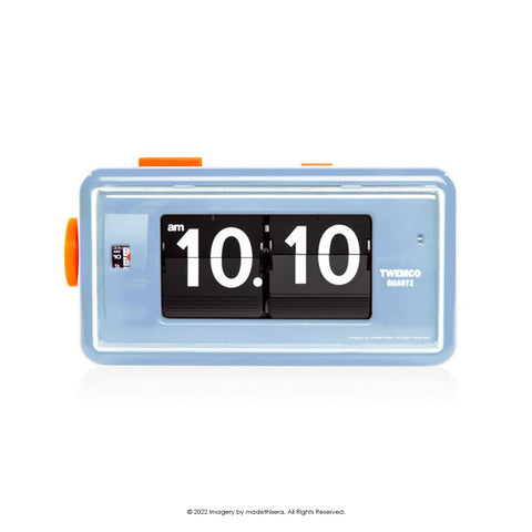 Twemco AL-30 Digital Alarm Flip Clock 數位翻頁鬧鐘 (Blue 藍色) (12HR 12小時制) [Table Clock/Wall Clock 座檯鐘/掛牆鐘]