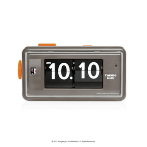 Twemco AL-30 Digital Alarm Flip Clock 數位翻頁鬧鐘 (Grey 灰色) [Table Clock/Wall Clock 座檯鐘/掛牆鐘]