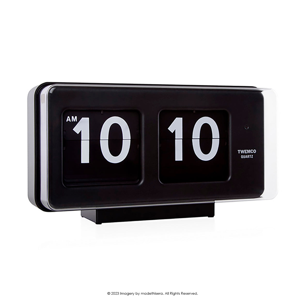 Twemco BQ-50 Digital Flip Clock 數位翻頁鐘(Black 黑色) [Table