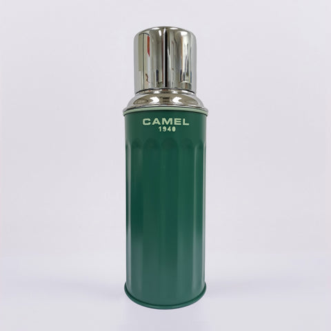 Camel 駱駝牌 122 Vacuum Thermal Flask 真空保溫壺 122MG 0.45L (Moss Green 苔綠色) [Double Glass Wall Thermos Bottle 雙層玻璃暖水樽]