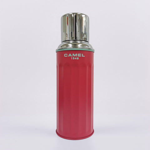 Camel 駱駝牌 122 Vacuum Thermal Flask 真空保溫壺 122PM 0.45L (Pomegranate 紅石榴色) [Double Glass Wall Thermos Bottle 雙層玻璃暖水樽]