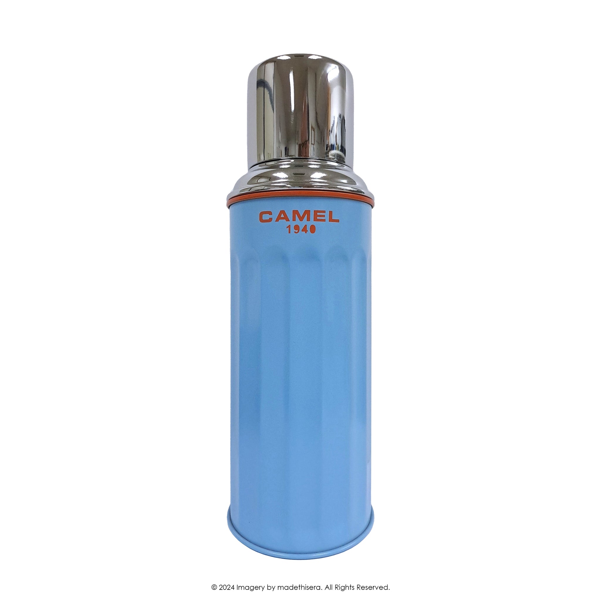 Camel 駱駝牌 122 Signature Vacuum Thermal Flask 真空保溫壺 122SB 0.45L (Sky Blue 天藍) [Double Glass Wall Thermos Bottle 雙層玻璃暖水樽]