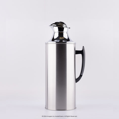 Camel 駱駝牌 222S Vacuum Thermal Flask 真空保溫壺 0.95L (Stainless Steel in Satin Finish (拉絲不銹鋼純色)  [Double Glass Wall Thermos Bottle 雙層玻璃暖水樽]