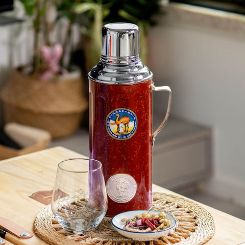 Camel 駱駝牌 231 Vacuum Thermal Flask 真空保溫壺 231RD 0.95L (Red 紅) [Double Glass Wall Thermos Bottle 雙層玻璃暖水樽]