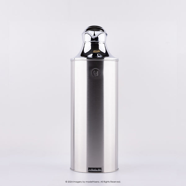 Camel 駱駝牌 333S Vacuum Thermal Flask 真空保溫壺 1.1L (Stainless Steel in Satin Finish (拉絲不銹鋼純色)  [Double Glass Wall Thermos Bottle 雙層玻璃暖水樽]