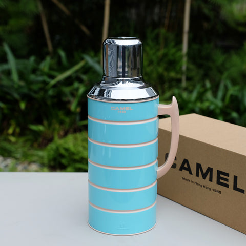 Camel 駱駝牌 412 Vacuum Thermal Flask 真空保溫壺 412CR 1.5L (Coral 珊瑚藍) [Double Glass Wall Thermos Bottle 雙層玻璃暖水樽]