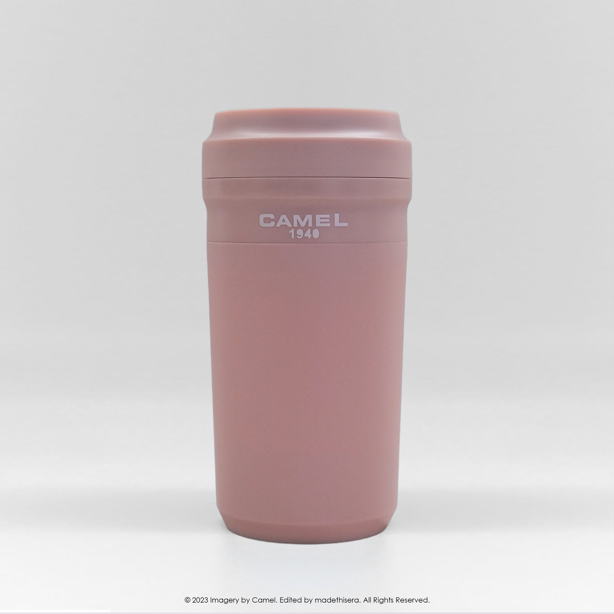 Camel 駱駝牌 CUPPA Travel Thermal Cup 便攜保溫杯 CUPPA28 BP 280ml (Baby Pink 粉紅) [Double Glass Wall Vacuum Thermal Cup 雙層玻璃真空暖水壺]