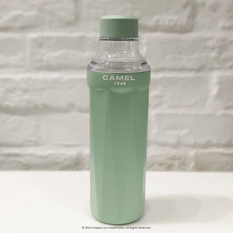 Camel 駱駝牌 FLOW Travel Vacuum Bottle 便攜真空樽 530ml (Green 綠) [Stainless Steel Thermos Flask 不銹鋼保溫冷暖水瓶]