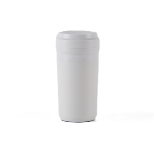 Camel 駱駝牌 CUPPA Travel Glass Vacuum Mug 便攜玻璃膽保溫杯 CUPPA28 GW 280ml (Grey White 灰白色) [Double Glass Wall Vacuum Thermos Cup 雙層真空暖水壺]