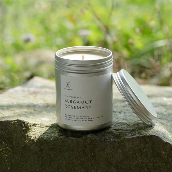 ETM Remedies THE PORTABLE Soy Wax Candle (Bergamot Rosemary 佛手柑與迷迭香) 200g/30hrs