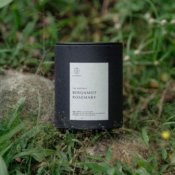 ETM Remedies THE PORTABLE Soy Wax Candle (Bergamot Rosemary 佛手柑與迷迭香) 200g/30hrs