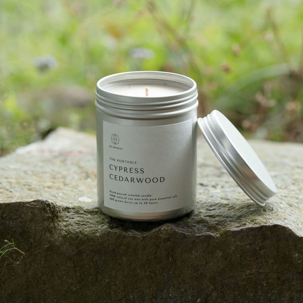ETM Remedies THE PORTABLE Soy Wax Candle (Cypress Cedarwood 柏木與雪松) 200g/30hrs