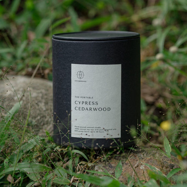 ETM Remedies THE PORTABLE Soy Wax Candle (Cypress Cedarwood 柏木與雪松) 200g/30hrs