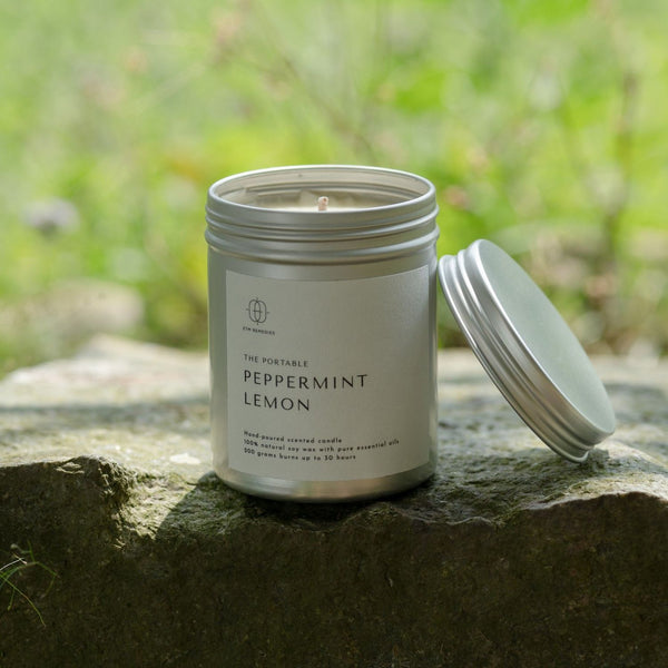 ETM Remedies THE PORTABLE Soy Wax Candle (Peppermint Lemon 薄荷與香檸) 200g/30hrs