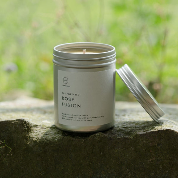 ETM Remedies THE PORTABLE Soy Wax Candle (Rose Fusion 玫瑰混調) 200g/30hrs
