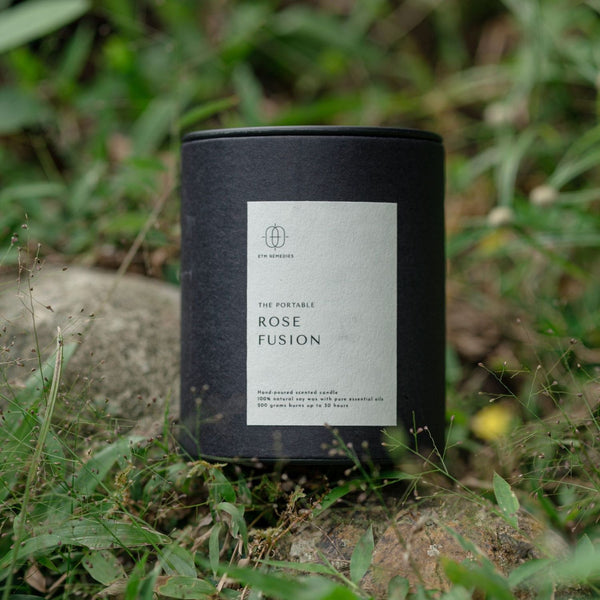 ETM Remedies THE PORTABLE Soy Wax Candle (Rose Fusion 玫瑰混調) 200g/30hrs