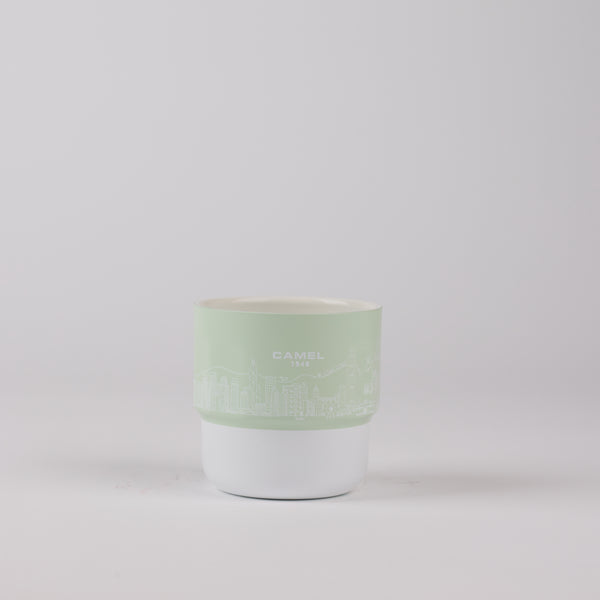 Camel 駱駝牌 Fab Stainless Steel Double Wall Cup 不鏽鋼雙層杯 240ml (Green Tea 綠茶) [Ceramic Coated Vacuum Insulated Cup 陶瓷塗層真空隔熱杯] - Ditto Ditto Project - HK (Green Tea)