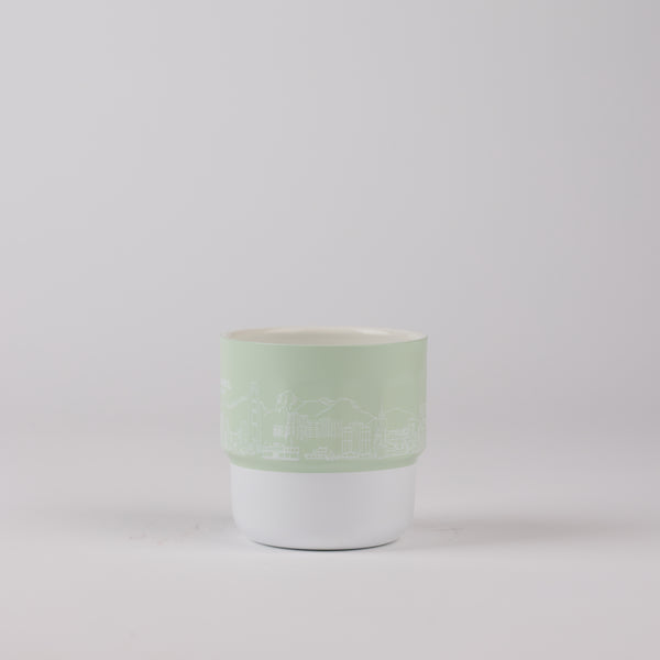 Camel 駱駝牌 Fab Stainless Steel Double Wall Cup 不鏽鋼雙層杯 240ml (Green Tea 綠茶) [Ceramic Coated Vacuum Insulated Cup 陶瓷塗層真空隔熱杯] - Ditto Ditto Project - HK (Green Tea)