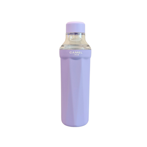 Camel 駱駝牌 FLOW Travel Vacuum Flask 便攜真空樽 530ml (Light Purple 淺紫) [Ceramic Coated Stainless Steel Vacuum Insulated Bottle 陶瓷塗層不銹鋼真空保溫瓶]