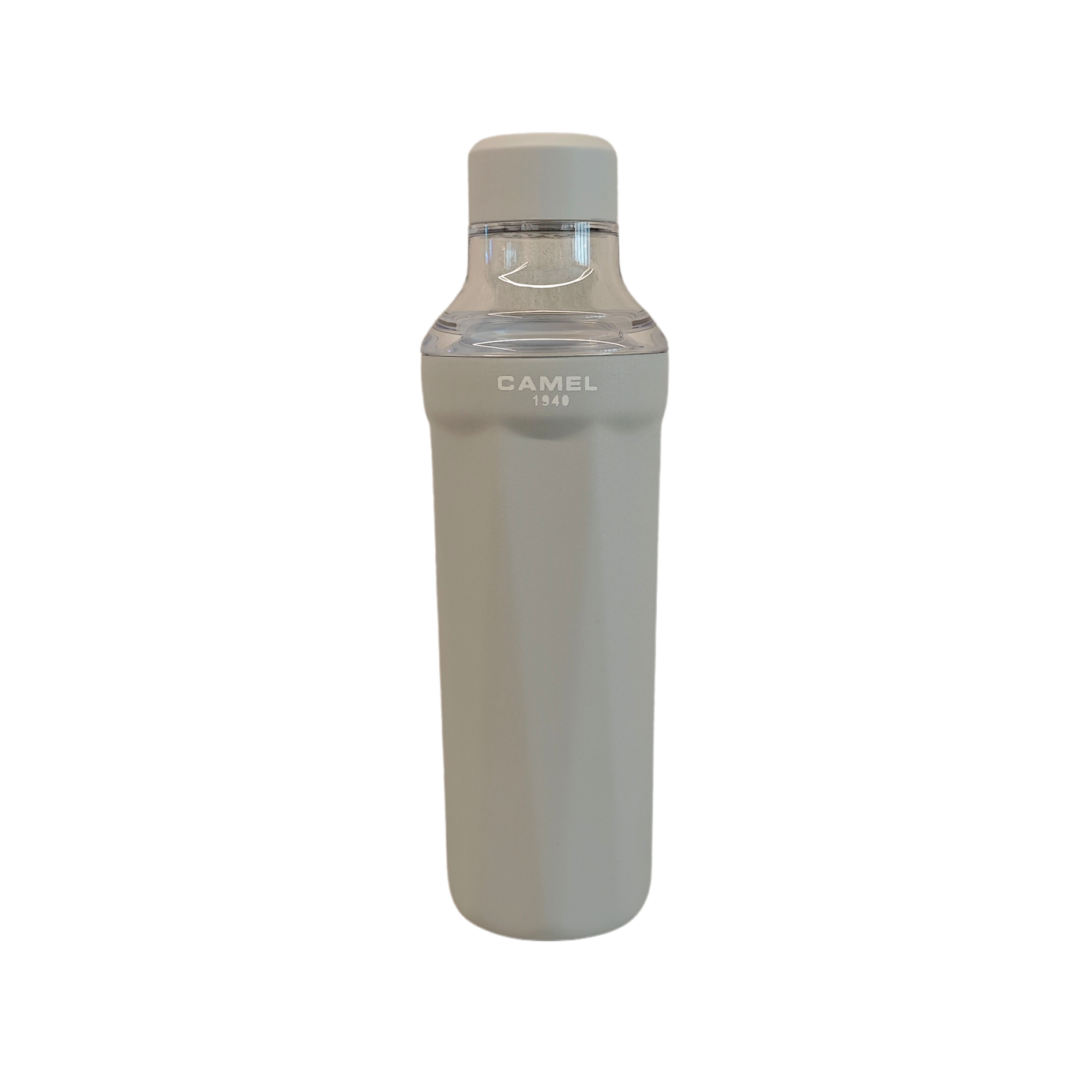 Camel 駱駝牌 FLOW Travel Vacuum Flask 便攜真空樽 530ml (Pastel Grey 粉灰) [Ceramic Coated Stainless Steel Vacuum Insulated Bottle 陶瓷塗層不銹鋼真空保溫瓶]