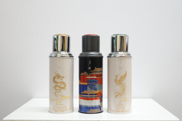 Camel 駱駝牌 116 Vacuum Thermal Flask 真空保溫壺 116PH(A) 0.45L Beijing Project  北京系列 - Phoenix 鳳 (Colored Glaze Lid Edition 琉璃杯蓋版)