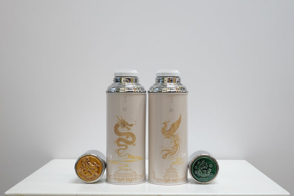 Camel 駱駝牌 116 Vacuum Thermal Flask 真空保溫壺 116PH(A) 0.45L Beijing Project  北京系列 - Phoenix 鳳 (Colored Glaze Lid Edition 琉璃杯蓋版)