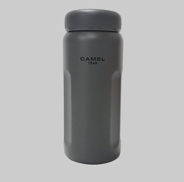 Camel 駱駝牌 MINI20 Travel Vacuum Bottle 便攜真空樽 200ml (Gun Metal 槍鐵色) [Stainless Steel Thermos with Ceramic-Coated Interior 不銹鋼外殼陶瓷層内膽保溫冷暖水瓶]