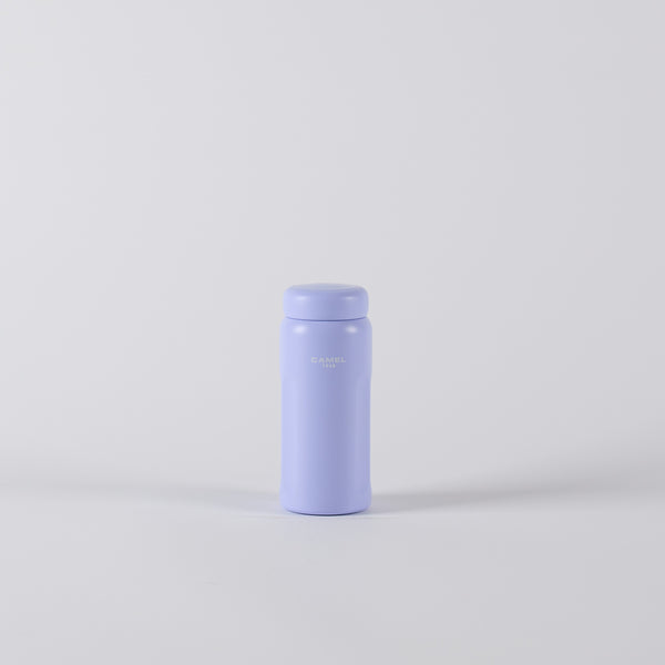 Camel 駱駝牌 MINI20 Travel Vacuum Bottle 便攜真空樽 200ml (Purple 紫色) [Stainless Steel Thermos with Ceramic-Coated Interior 不銹鋼外殼陶瓷層内膽保溫冷暖水瓶]