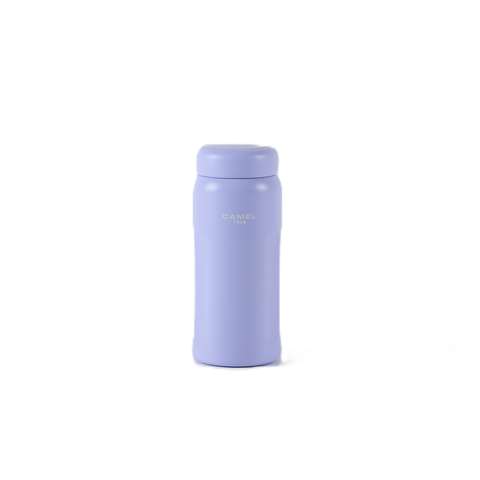 Camel 駱駝牌 MINI20 Travel Vacuum Bottle 便攜真空樽 200ml (Purple 紫色) [Stainless Steel Thermos with Ceramic-Coated Interior 不銹鋼外殼陶瓷層内膽保溫冷暖水瓶]