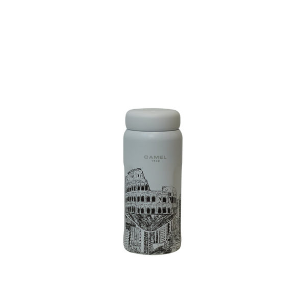 Camel 駱駝牌 MINI20ST(B) Travel Vacuum Bottle 便攜真空樽 200ml (Pen So Project - Mystery Box 盲盒) [Stainless Steel Thermos with Ceramic-Coated Interior 不銹鋼外殼陶瓷層内膽保溫冷暖水瓶]