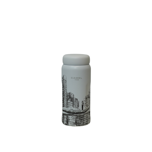 Camel 駱駝牌 MINI20ST(B) Travel Vacuum Bottle 便攜真空樽 200ml (Pen So Project - Mystery Box 盲盒) [Stainless Steel Thermos with Ceramic-Coated Interior 不銹鋼外殼陶瓷層内膽保溫冷暖水瓶]