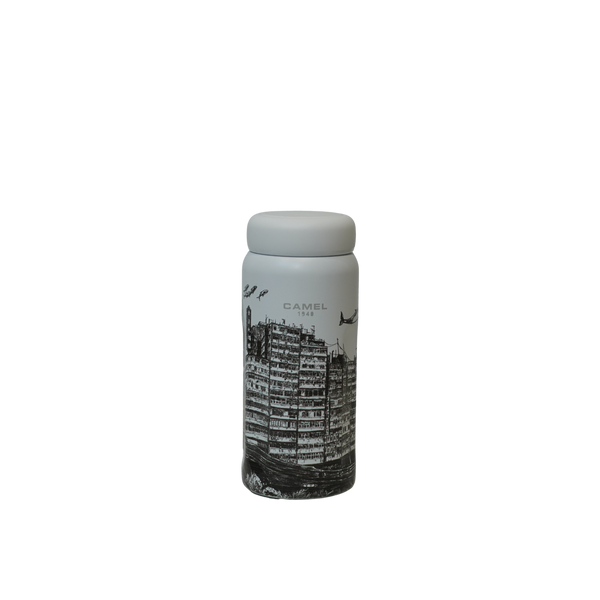 Camel 駱駝牌 MINI20ST(B) Travel Vacuum Bottle 便攜真空樽 200ml (Pen So Project - Mystery Box 盲盒) [Stainless Steel Thermos with Ceramic-Coated Interior 不銹鋼外殼陶瓷層内膽保溫冷暖水瓶]