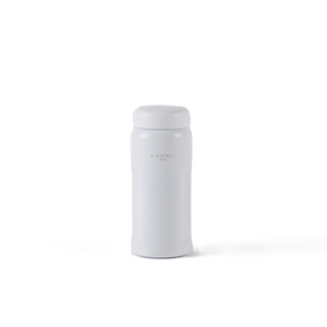 Camel 駱駝牌 MINI20 Travel Vacuum Bottle 便攜真空樽 200ml (White 白色) [Stainless Steel Thermos with Ceramic-Coated Interior 不銹鋼外殼陶瓷層内膽保溫冷暖水瓶]