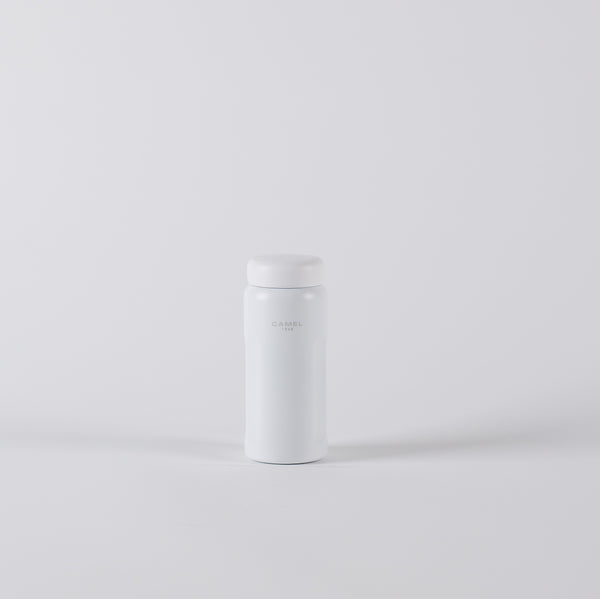 Camel 駱駝牌 MINI20 Travel Vacuum Bottle 便攜真空樽 200ml (White 白色) [Stainless Steel Thermos with Ceramic-Coated Interior 不銹鋼外殼陶瓷層内膽保溫冷暖水瓶]