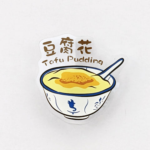 POSTalk FM-01 Magnet - HK CAFÉ 磁石 - 香港地道美食  (Tofu Pudding Magnet  豆腐花磁石貼)