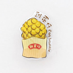 POSTalk FM-04 Magnet - HK CAFÉ 磁石 - 香港地道美食 (Egg Puffs Magnet  雞蛋仔磁石貼)