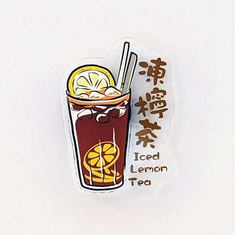 POSTalk FM-09 Magnet - HK CAFÉ 磁石 - 香港地道美食 (Iced Lemon Tea Magnet  凍檸茶磁石貼)